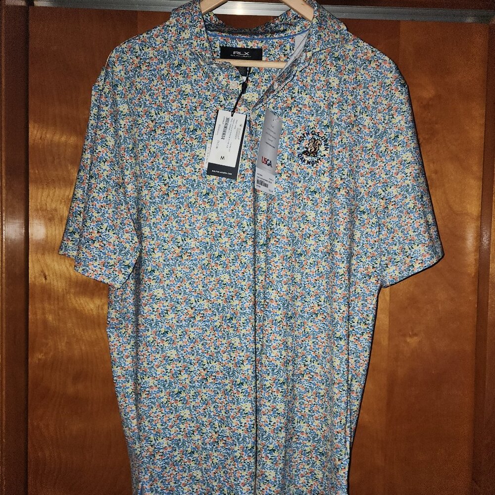 Ralph Lauren RLX 2025 U.S. Open Oakmont PGA Golf Polo